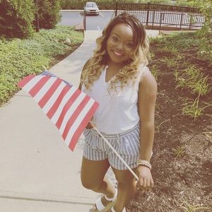Striped shorts 🇺🇸